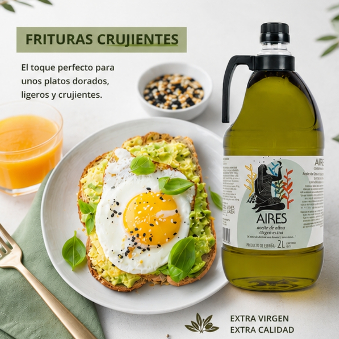 aove, aceite de oliva virgen extra, aove fritura, aove promocion, aceite de jaen, picual, aceite de oliva para freir, aceite de oliva para cocina, aires de jaen, finca badenes, formato familiar