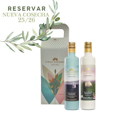 Estuche regalo PREMIUM Pack de 2 Finca Badenes Cosecha Temprana con curso de cata 25/26