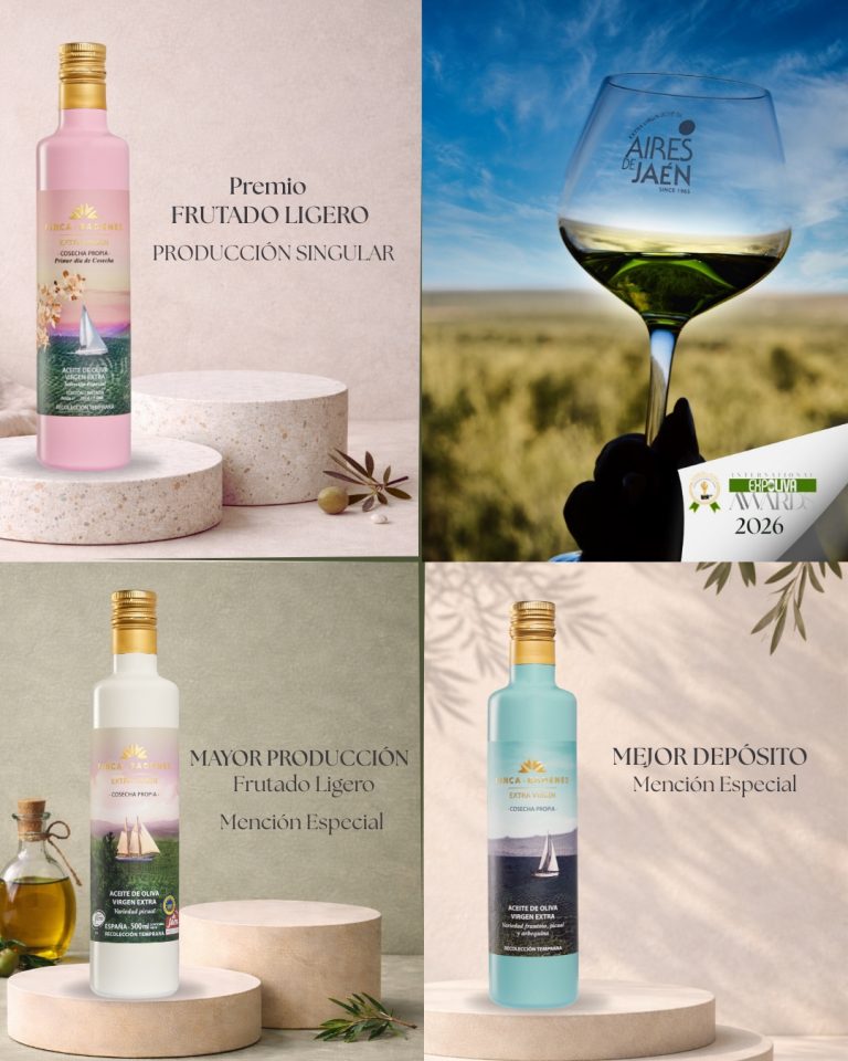expoliva 2026, premios expoliva, fundacion del olivar, aceite de jaen, aires de jaen, finca badenes, igp, aove, evoo