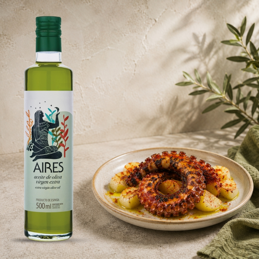 aove, aceite de oliva virgen extra, aceite de jaen, aires de jaen, finca badenes, aceite verde, oro liquido,